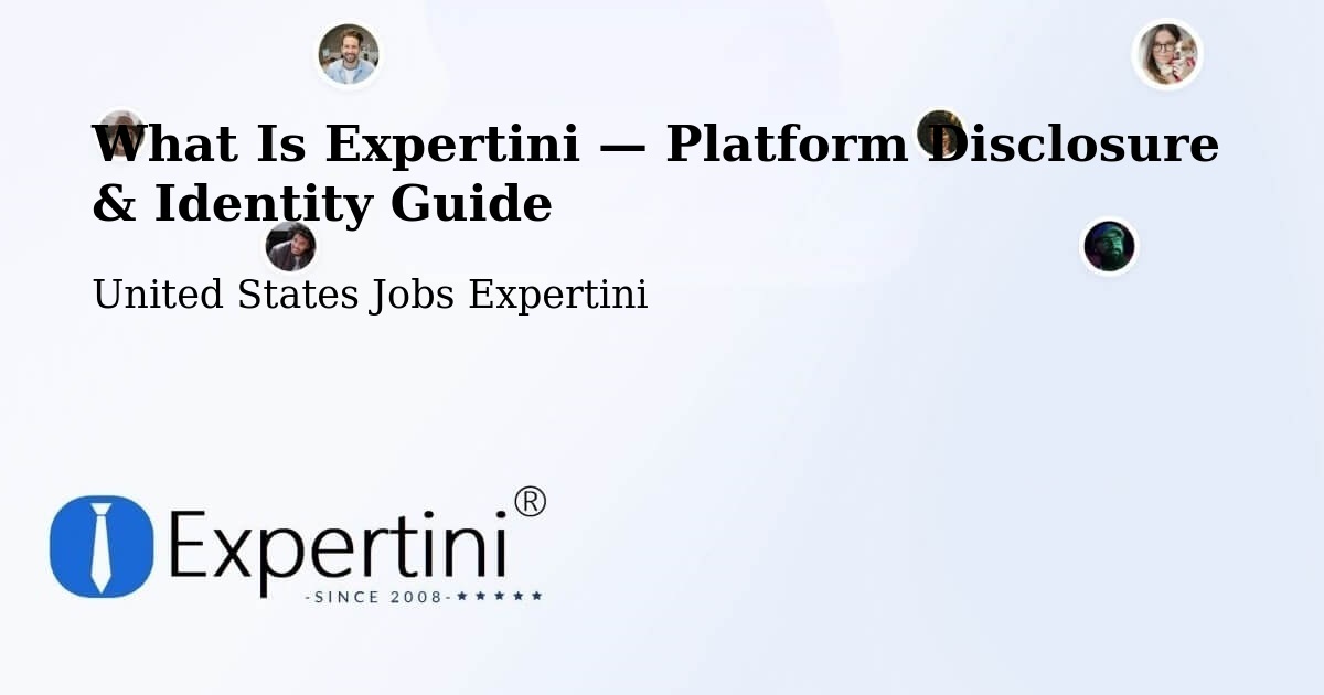 What Is Expertini — Platform Disclosure & Identity Guide – Patterson